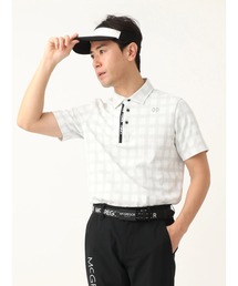 McGREGOR GOLF（マックレガーゴルフ）の「McGREGOR GOLF<メンズ>チェックロゴポロシャツ（ポロシャツ・メンズ）」