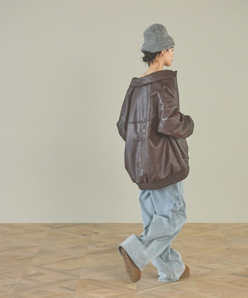 LAKOLE（ラコレ）の「シャギーニットワッチ / 140058（ニットキャップ/ビーニー・レディース・ライトグレー/オフホワイト/グレー/セージグリーン・FREE）」の9枚目の写真