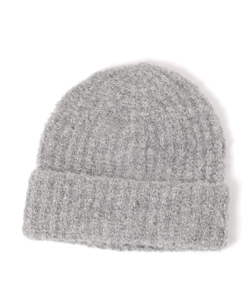 LAKOLE（ラコレ）の「シャギーニットワッチ / 140058（ニットキャップ/ビーニー・レディース・ライトグレー/オフホワイト/グレー/セージグリーン・FREE）」の10枚目の写真