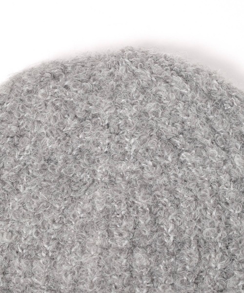 LAKOLE（ラコレ）の「シャギーニットワッチ / 140058（ニットキャップ/ビーニー・レディース・ライトグレー/オフホワイト/グレー/セージグリーン・FREE）」の12枚目の写真