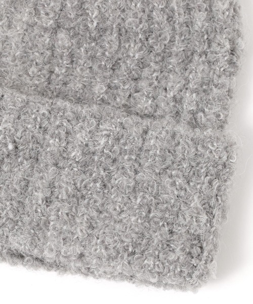 LAKOLE（ラコレ）の「シャギーニットワッチ / 140058（ニットキャップ/ビーニー・レディース・ライトグレー/オフホワイト/グレー/セージグリーン・FREE）」の13枚目の写真