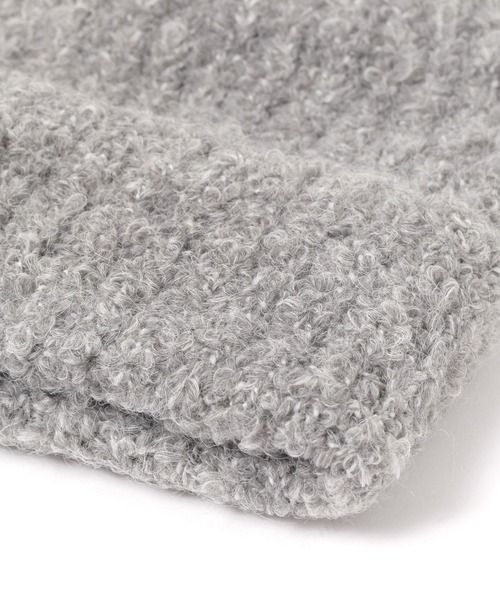 LAKOLE（ラコレ）の「シャギーニットワッチ / 140058（ニットキャップ/ビーニー・レディース・ライトグレー/オフホワイト/グレー/セージグリーン・FREE）」の14枚目の写真