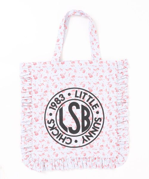 Little sunny bite(リトルサニーバイト)の「【8】【Little Sunny Bite】LSB Logo frill tote bag(トートバッグ・レディース・マルチ・FREE)」の1枚目の写真