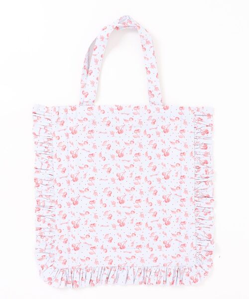 Little sunny bite(リトルサニーバイト)の「【8】【Little Sunny Bite】LSB Logo frill tote bag(トートバッグ・レディース・マルチ・FREE)」の2枚目の写真
