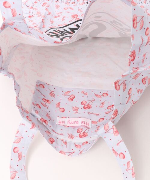 Little sunny bite(リトルサニーバイト)の「【8】【Little Sunny Bite】LSB Logo frill tote bag(トートバッグ・レディース・マルチ・FREE)」の4枚目の写真