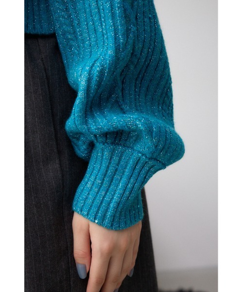 セール】スパンコールニットトップス（ニット/セーター）｜AZUL BY