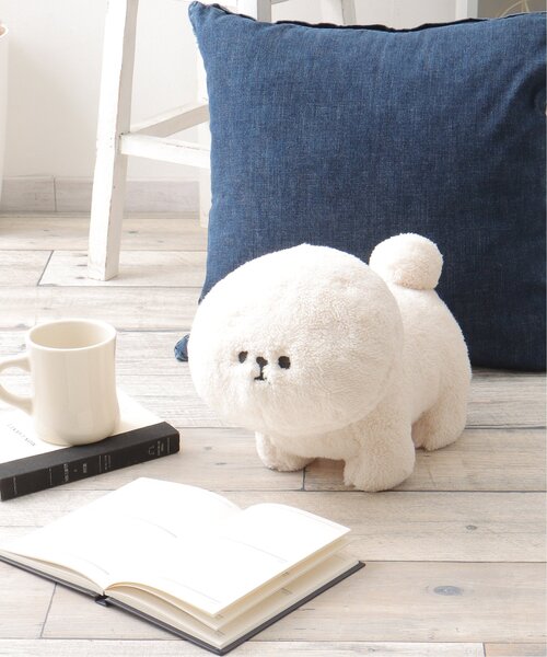 LBC（エルビーシー）の「PLUFFY 抱っこ モコモコ（クッション/クッションカバー・レディース・ホワイト・FREE）」の2枚目の写真