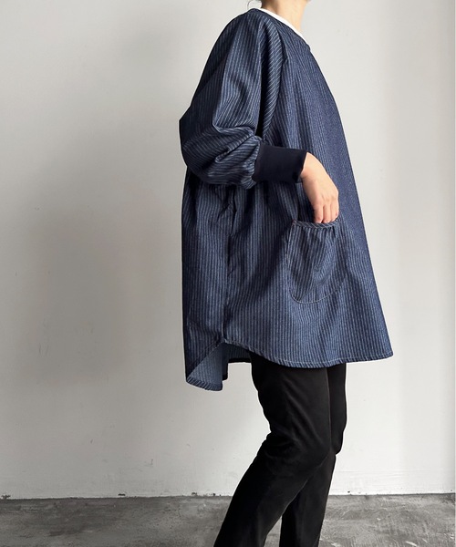 【美品】春夏物 トゥモローランド メンズ 綿+ストレッチ スーツ 48 L 紺 スーツ 2つボタン【WEB限定】4WAYストレッチ マイクロチェック