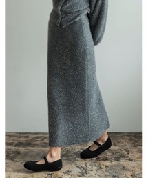 [2024-25 WINTER COLLECTION]ラメフェザーニットナロースカート