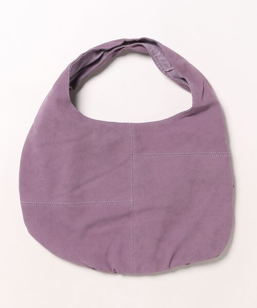 TINA：JOJUN（ティーナジョジュン）の「フェイクスエード サークルハンドバッグ TINA：JOJUN（ハンドバッグ・レディース・パープル/ブラウン・F）」の5枚目の写真