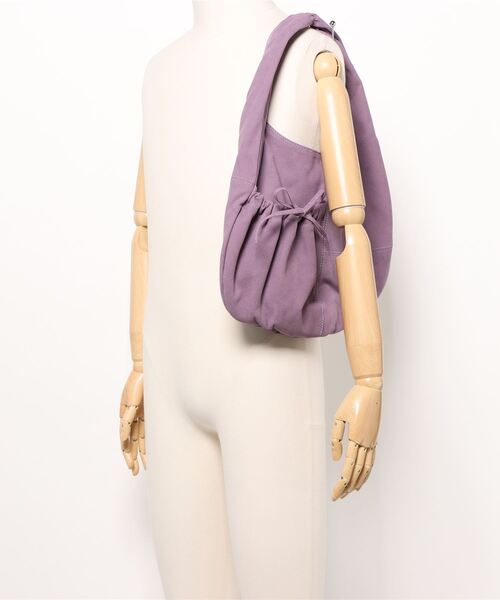 TINA：JOJUN（ティーナジョジュン）の「フェイクスエード サークルハンドバッグ TINA：JOJUN（ハンドバッグ・レディース・パープル/ブラウン・F）」の18枚目の写真