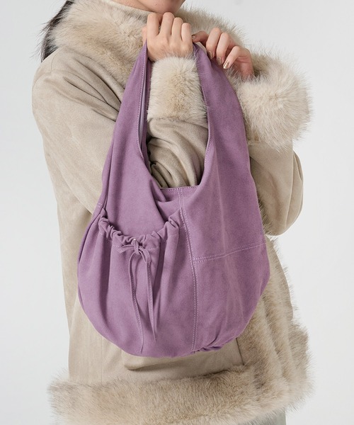 【セール】フェイクスエード サークルハンドバッグ TINA：JOJUN（ハンドバッグ）｜TINA：JOJUN（ティーナジョジュン） 5,313円