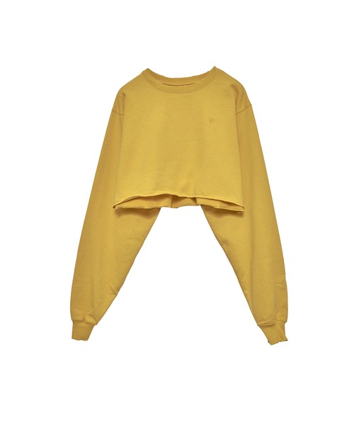 【セール】【Nora Lily】「elle」Damage Cut Top（スウェット）｜Nora Lily（ノラリリー）