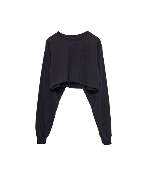 トレーナー スウェット 「Nora Lily」「elle」Damage Cut Top レディース セール】【Nora Lily】「elle」Damage Cut Top（スウェット