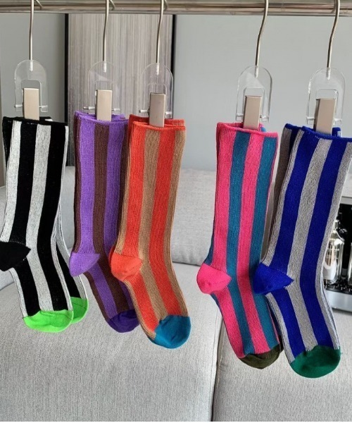 REBALANCE（リバランス）の「ストライプ デザイン ソックス（ソックス/靴下・レディース・B/C/D/E/A・FREE）」の19枚目の写真