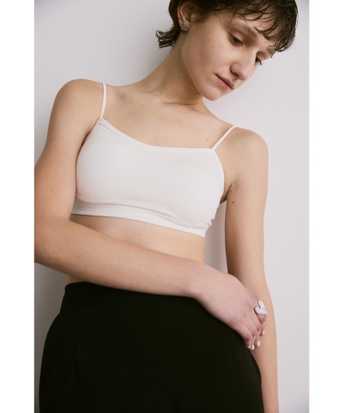 un/neu（アンノイ）の「バイカラーストラップカップ付きインナー（キャミソール・レディース・ブラック/グレー/ブラウン/ホワイト・FREE）」の15枚目の写真