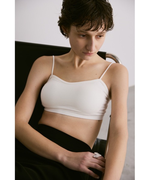 un/neu（アンノイ）の「バイカラーストラップカップ付きインナー（キャミソール・レディース・ブラック/グレー/ブラウン/ホワイト・FREE）」の20枚目の写真