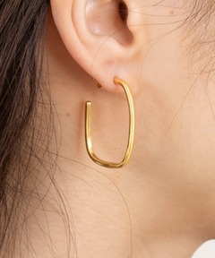 MARIHA/マリハ】INOCENT LIGHT HOOP ピアス M G◇（ピアス（両耳