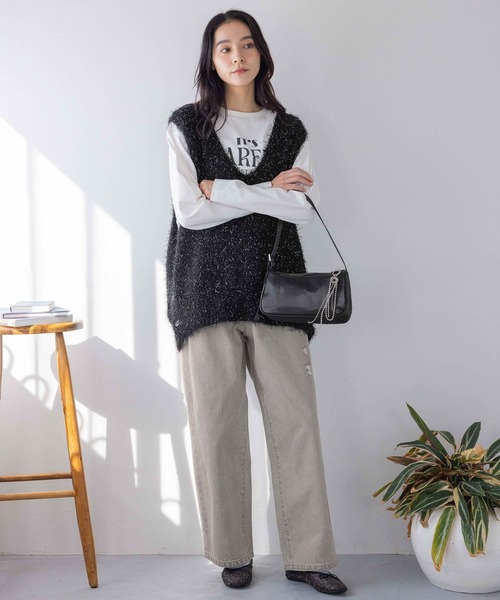 LOWRYSFARM ラメシャギーベスト LOWRYS FARM｜ラメシャギーベスト | Rakuten Fashion(楽天