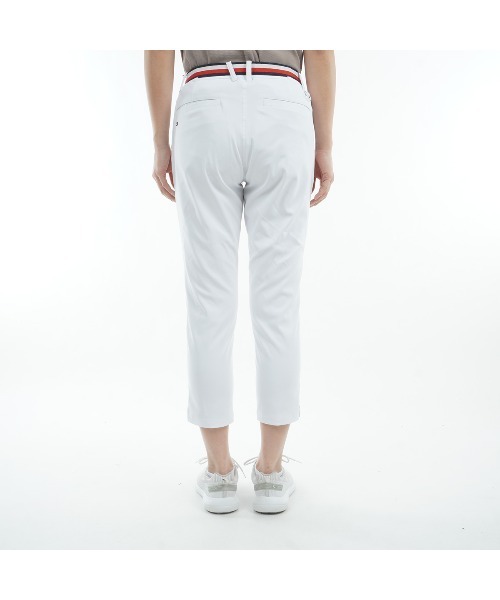 TOMMY HILFIGER GOLF（トミー ヒルフィガー ゴルフ）の「ﾍﾞﾙﾃｯﾄﾞﾂｲﾙ 3/4ﾊﾟﾝﾂ（その他パンツ・レディース・サンドベージュ/ネイビー/ホワイト/ブラック・L/M/LL/S）」の6枚目の写真