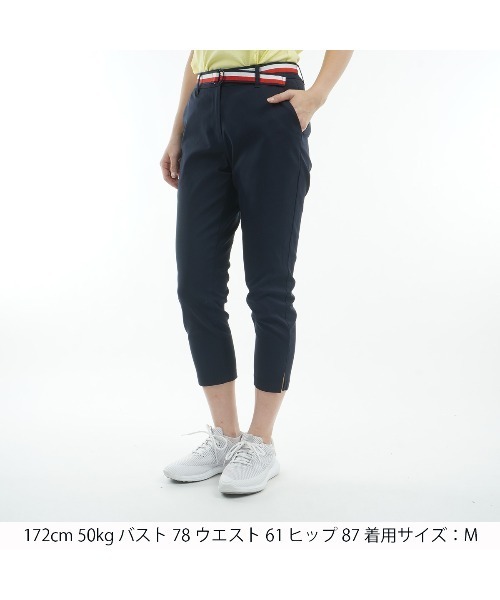 TOMMY HILFIGER GOLF（トミー ヒルフィガー ゴルフ）の「ﾍﾞﾙﾃｯﾄﾞﾂｲﾙ 3/4ﾊﾟﾝﾂ（その他パンツ・レディース・サンドベージュ/ネイビー/ホワイト/ブラック・L/M/LL/S）」の17枚目の写真