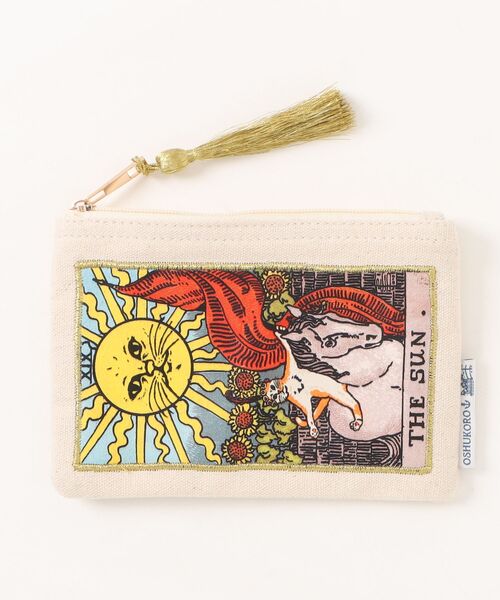 欧州航路(オウシュウコウロ)の「【欧州航路】オーガニックコットン キャットタロットポーチ(ポーチ・レディース・ブラック/グレー/ナチュラル・FREE)」の11枚目の写真