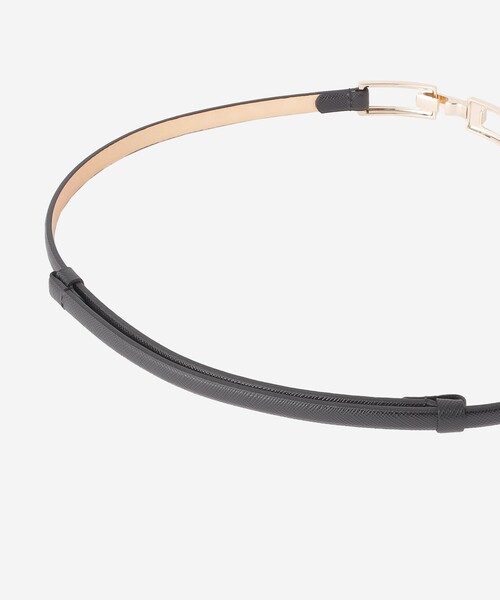 MACKINTOSH LONDON（マッキントッシュ ロンドン）の「【婦人画報掲載】スクエアビットレザーアジャストベルト（ベルト・レディース・ブラック/ライトブルー/ブラウン/ホワイト・FREE）」の14枚目の写真