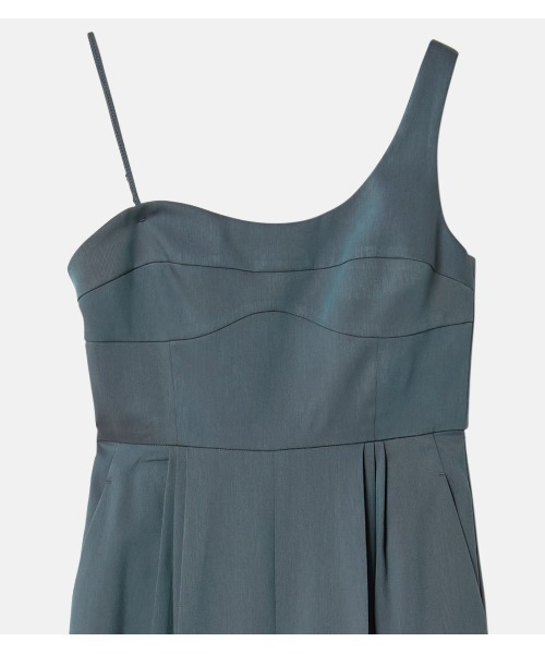 LE CIEL BLEU(ルシェルブルー)の「ワンショルダージャンプスーツ / One-Shouldered Jumpsuit(パンツドレス・レディース・ベージュ/ブルー・38/36)」の17枚目の写真