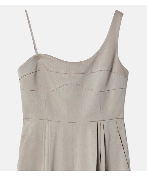 LE CIEL BLEU(ルシェルブルー)の「ワンショルダージャンプスーツ / One-Shouldered Jumpsuit(パンツドレス・レディース・ベージュ/ブルー・38/36)」の19枚目の写真