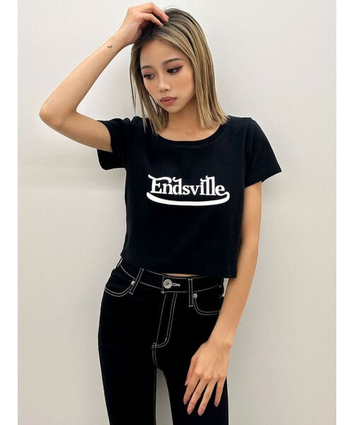GYDA ブラックTシャツ ロゴ刺繍 fit=scale-down,w=1200