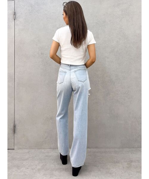 GYDA（ジェイダ）の「EndsvilleショートTシャツ（Tシャツ/カットソー・レディース・ブラック/ライトグレー/オフホワイト・FREE）」の12枚目の写真