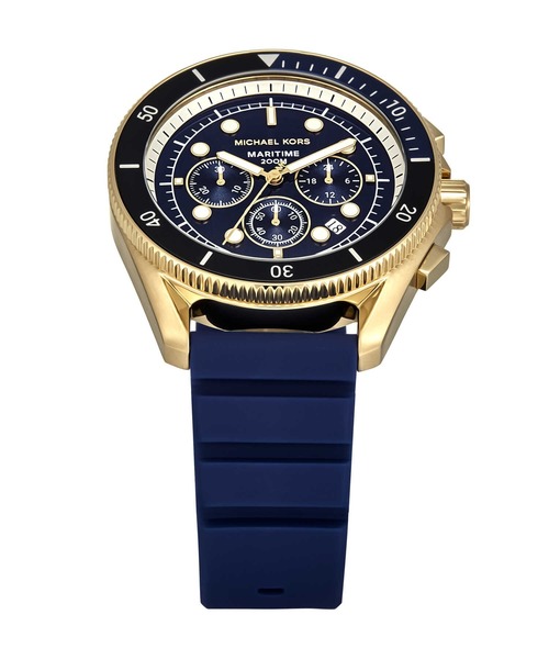 MICHAEL KORS(マイケルコース)の「マイケル・コース 腕時計 メンズ アナログ シリコン MK9205(アナログ腕時計・メンズ・ブルー・FREE)」の2枚目の写真