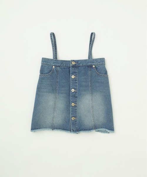 ROSE BUD（ローズバッド）の「2WAYデニムビスチェ（ベスト・レディース・ネイビー/グレー・ONE SIZE）」の13枚目の写真