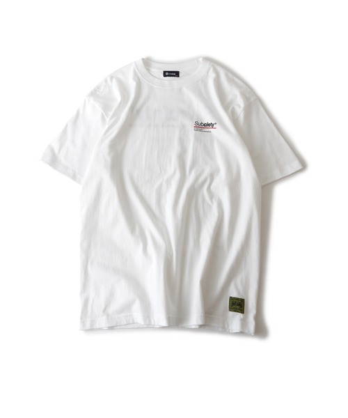 Subciety(サブサエティ)の「Trust tee(Tシャツ/カットソー・メンズ・スミクロ/ホワイト/バーガンディー/ブラック・SMALL/MEDIUM/LARGE/X-LARGE/XX-LARGE)」の15枚目の写真