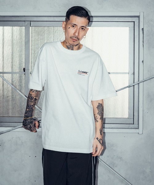 Subciety(サブサエティ)の「Trust tee(Tシャツ/カットソー・メンズ・スミクロ/ホワイト/バーガンディー/ブラック・SMALL/MEDIUM/LARGE/X-LARGE/XX-LARGE)」の9枚目の写真