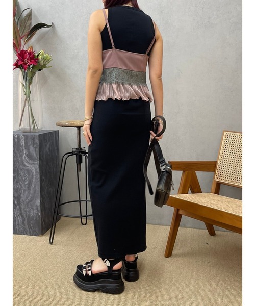 EVRIS（エヴリス）の「ティアードレースキャミソール（キャミソール・レディース・イエロー/ピンク/ブラック・FREE）」の11枚目の写真