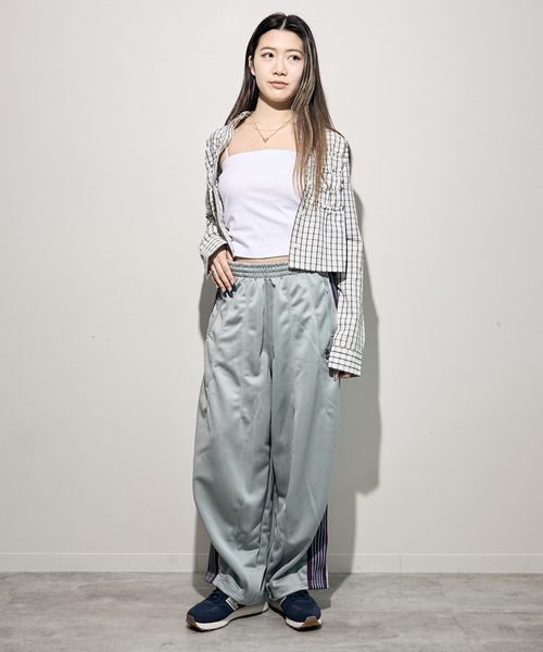 JOINT WORKS(ジョイントワークス)の「シャーリングチェックシャツ(シャツ/ブラウス・レディース・ブラウン/ホワイト/サックスブルー・FREE)」の21枚目の写真