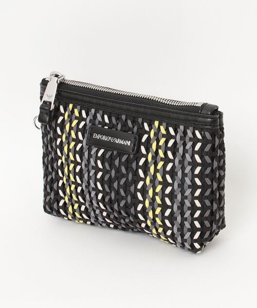 EMPORIO ARMANI（エンポリオアルマーニ）の「【エンポリオ アルマーニ】ショッパー マルチカラー バスケット織り（ハンドバッグ・レディース・ブラック系その他・FREE）」の7枚目の写真