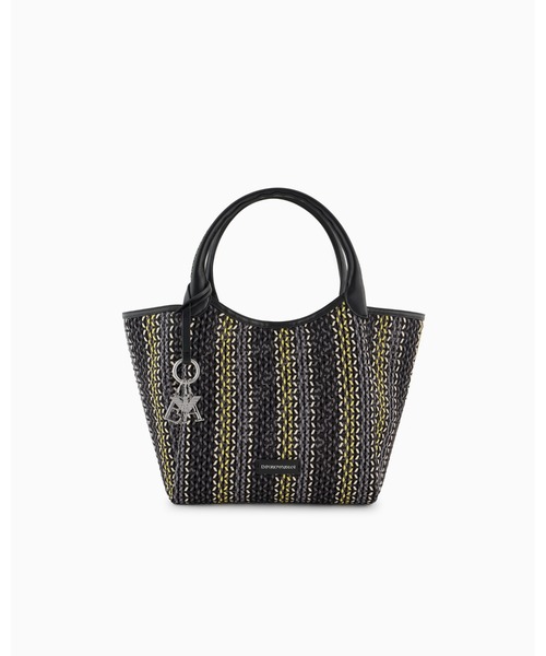 EMPORIO ARMANI（エンポリオアルマーニ）の「【エンポリオ アルマーニ】ショッパー マルチカラー バスケット織り（ハンドバッグ・レディース・ブラック系その他・FREE）」の10枚目の写真