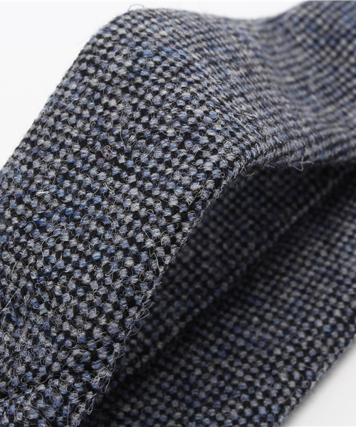 大人気，HOT Drake's ドレイクス ウール ソリッド ネクタイ グレー☆