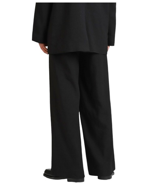 PORT BY ARK（ポートバイアーク）の「PORT BY ARK / ポートバイアーク：Baggy Trousers：PO17-P001[COR]（スラックス・メンズ・サンドベージュ/ブラック・2/1）」の14枚目の写真