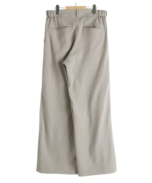 PORT BY ARK（ポートバイアーク）の「PORT BY ARK / ポートバイアーク：Baggy Trousers：PO17-P001[COR]（スラックス・メンズ・サンドベージュ/ブラック・2/1）」の19枚目の写真