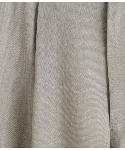 PORT BY ARK（ポートバイアーク）の「PORT BY ARK / ポートバイアーク：Baggy Trousers：PO17-P001[COR]（スラックス・メンズ・サンドベージュ/ブラック・2/1）」の20枚目の写真