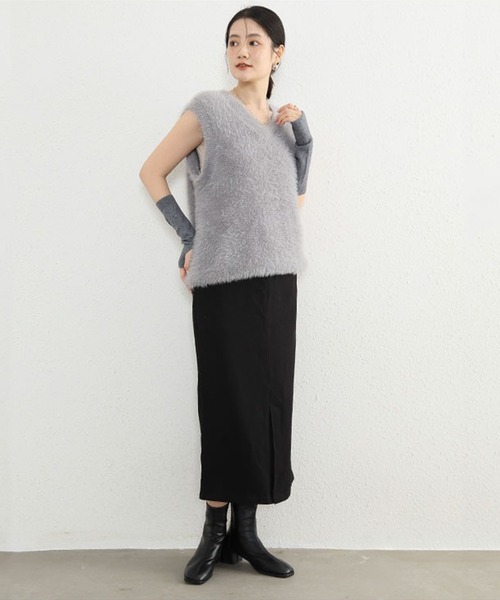 LUMIRA(アパレル)(ルミラ)の「ふわふわシャギー ニット(ニット/セーター・レディース・ベージュ/アイボリー/グレー/ブラック・FREE)」の18枚目の写真