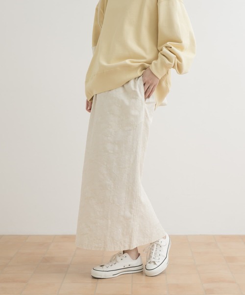 URBAN RESEARCH DOORS(アーバンリサーチドアーズ)の「ジャガードストレートスカート(スカート・レディース・アイボリー/キャメル・MEDIUM)」の8枚目の写真