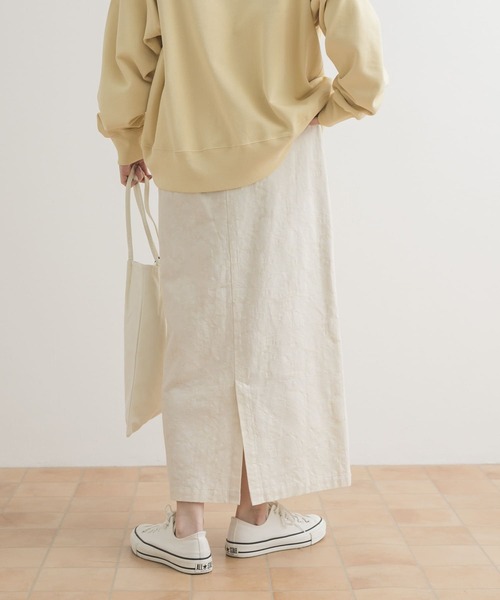 URBAN RESEARCH DOORS(アーバンリサーチドアーズ)の「ジャガードストレートスカート(スカート・レディース・アイボリー/キャメル・MEDIUM)」の10枚目の写真