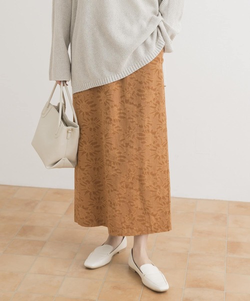 URBAN RESEARCH DOORS(アーバンリサーチドアーズ)の「ジャガードストレートスカート(スカート・レディース・アイボリー/キャメル・MEDIUM)」の13枚目の写真