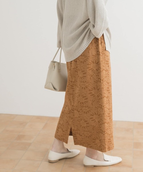 URBAN RESEARCH DOORS(アーバンリサーチドアーズ)の「ジャガードストレートスカート(スカート・レディース・アイボリー/キャメル・MEDIUM)」の17枚目の写真