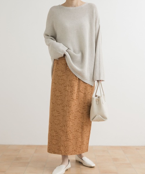 URBAN RESEARCH DOORS(アーバンリサーチドアーズ)の「ジャガードストレートスカート(スカート・レディース・アイボリー/キャメル・MEDIUM)」の18枚目の写真