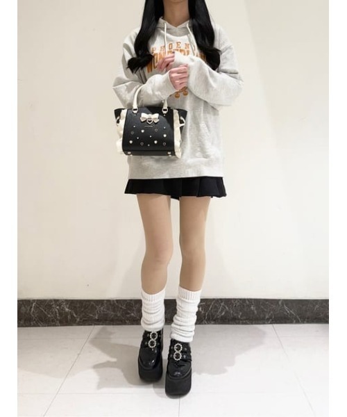 SAMANTHAVEGA（サマンサベガ）の「リボンジュエリーフラッター（ミニ）（ショルダーバッグ・レディース・ライトブルー/ピンク/ブラック・FREE）」の10枚目の写真